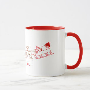 Mug - Père Noël et Reindeer