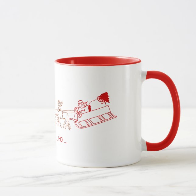 Mug - Père Noël et Reindeer (Droite)