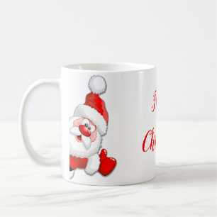 Mug Père Noël et Reindeer Joyeux Noël Joyeux dessin an
