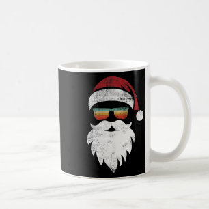 Mug Père Noël Face Retro Casquette Sungl Chemises de N