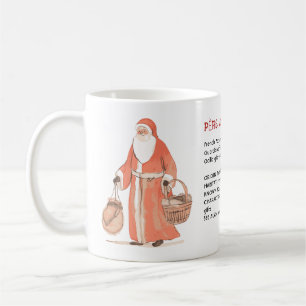 Mug Père Noël Français Dictionnaire de Noël