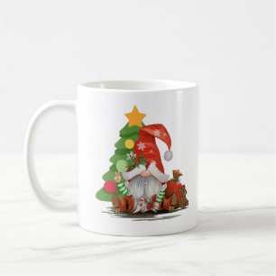 Mug père Noël Gnome - Drôle Noël Gnome Design T-shirt