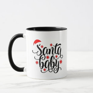 Mug Père Noël Grossesse bébé Faire-part Noël Père Noël