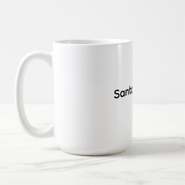 Mug Père Noël Gym de Noël  (Gauche)