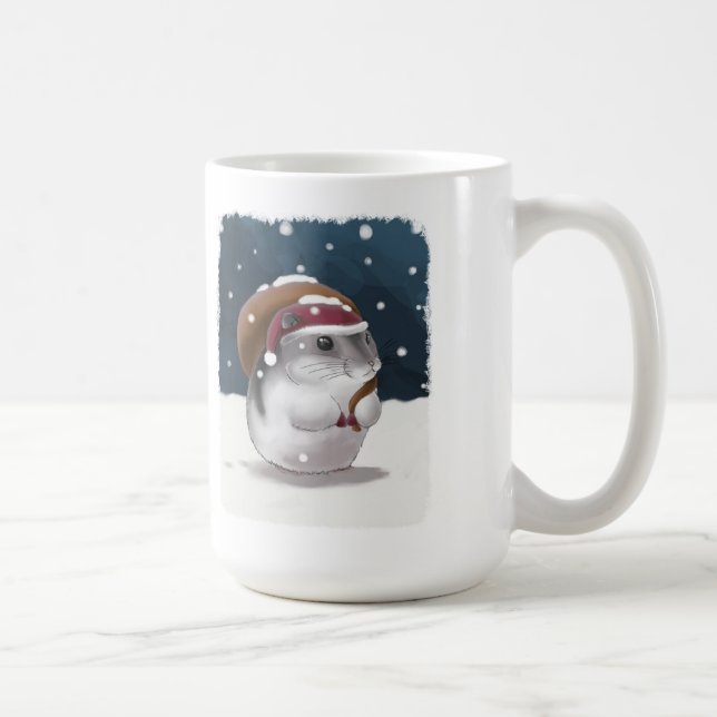 Mug Père Noël hamster (Droite)