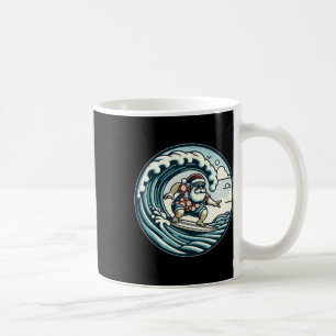 Mug Père Noël Hawaïen Surf Noël Aloha Tropi
