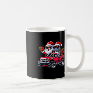 Mug Père Noël Hippopotamus équitation Monster Camion N