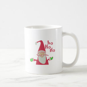 Mug Père Noël humoristique avec Ho Ho Ho Festive