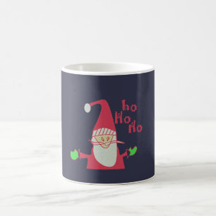 Mug Père Noël humoristique avec Ho Ho Ho Festive