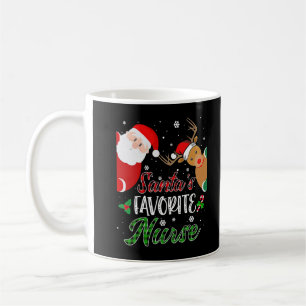 Mug Père Noël Infirmière préférée Funny Xmas Pyjamas R