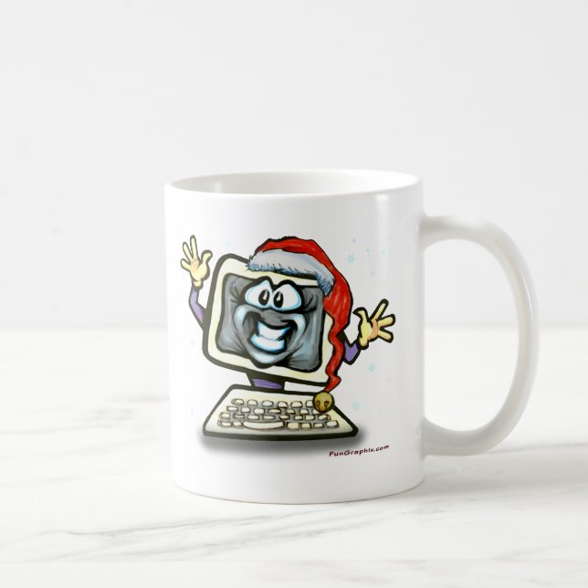 Mug Père Noël informatique (Droite)