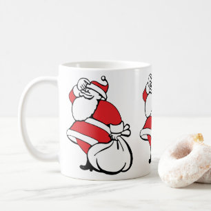Mug Père Noël joyeux de Noël de dessin animé, sac de j