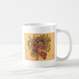 Mug Père Noël Leyendecker Antique Victorien
