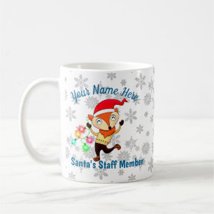 Mug Père Noël Membre du personnel Dancing Fox Christma