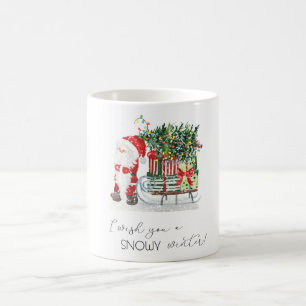 Mug Père Noël mignon, Serpent, Présents
