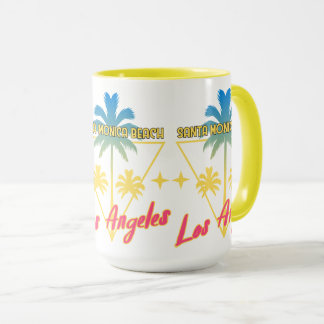 Mug Père Noël Monica Beach Los Angles