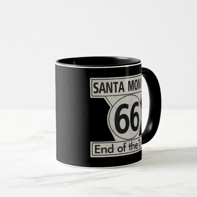 Mug Père Noël Monica Fin de la Route 66 (Devant droit)
