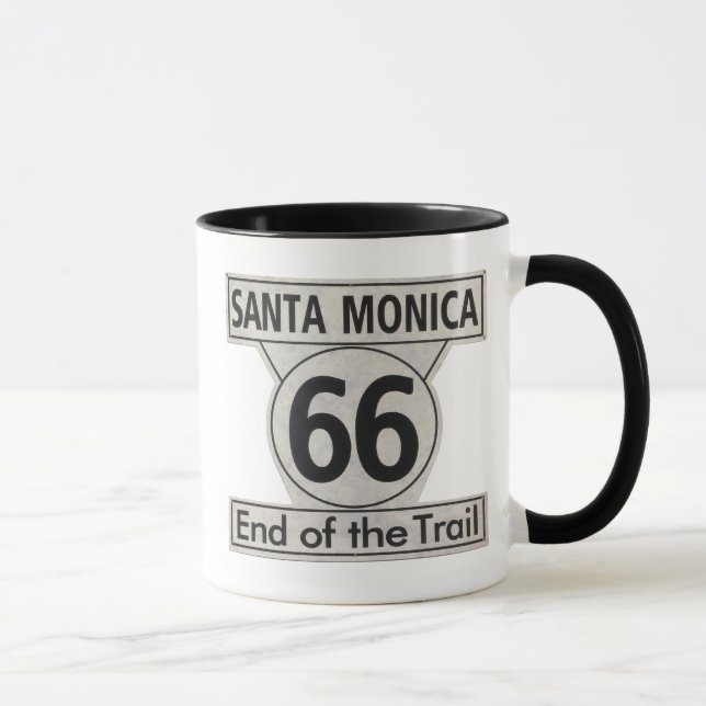 Mug Père Noël Monica Fin de la Route 66 (Droite)