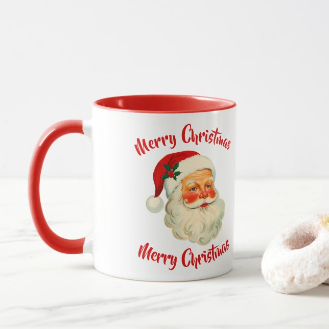 Mug Père Noël Noël  (Avec donut)