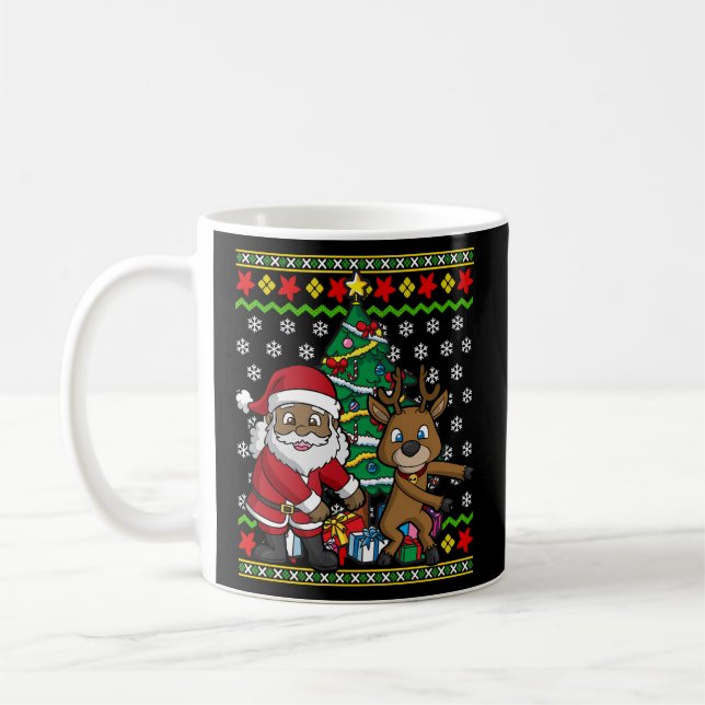 Mug Père Noël noir africain (Gauche)