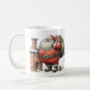 Mug Père Noël Père Noël St Nick avec cadeaux