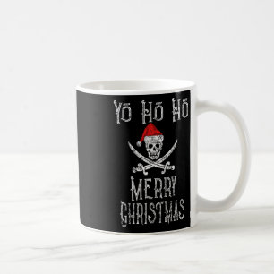 Mug Père Noël Pirate de Vacances Yo Ho Ho Joyeux Noël