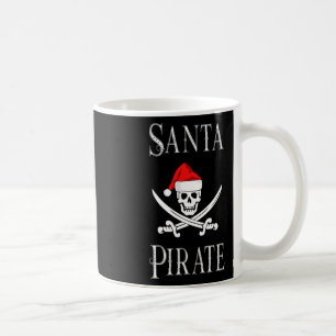 Mug Père Noël Pirate Skull Swords Noël Casquette de No