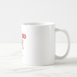 Mug Père Noël rouge et blanc Marcher Ho Ho Art Imprime