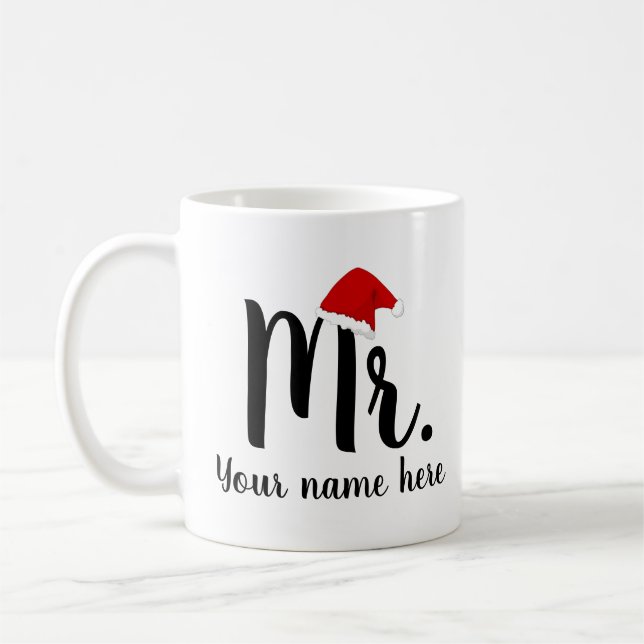 Mug Père Noël Rouge M. (Gauche)