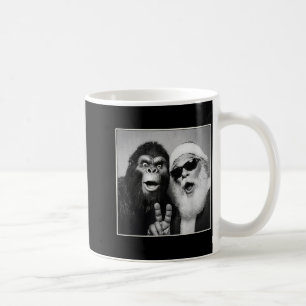 Mug Père Noël Selfie Bigfoot Noël Drôle Sasquat