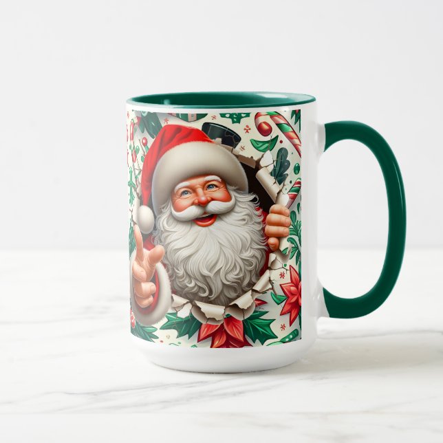 Mug Père Noël s'en sort (Droite)