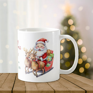 Mug Père Noël Sleigh et Reindeer