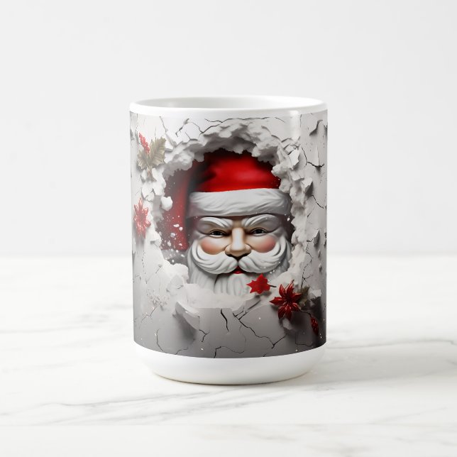 Mug père Noël Smash 3D (Centre)