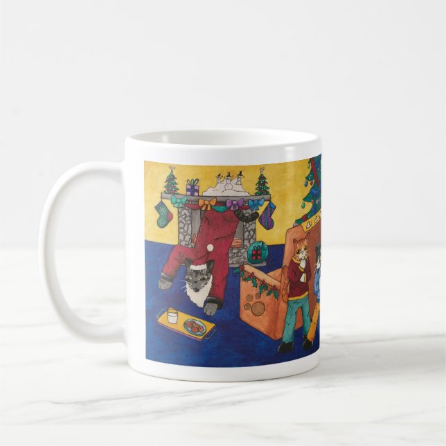 Mug Père Noël Surprise (Gauche)