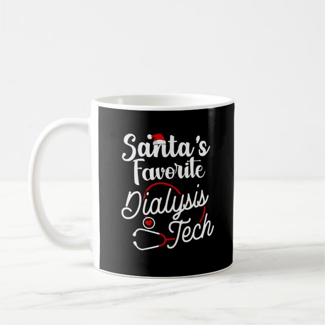 Mug Père Noël : technologie de dialyse préférée (Gauche)
