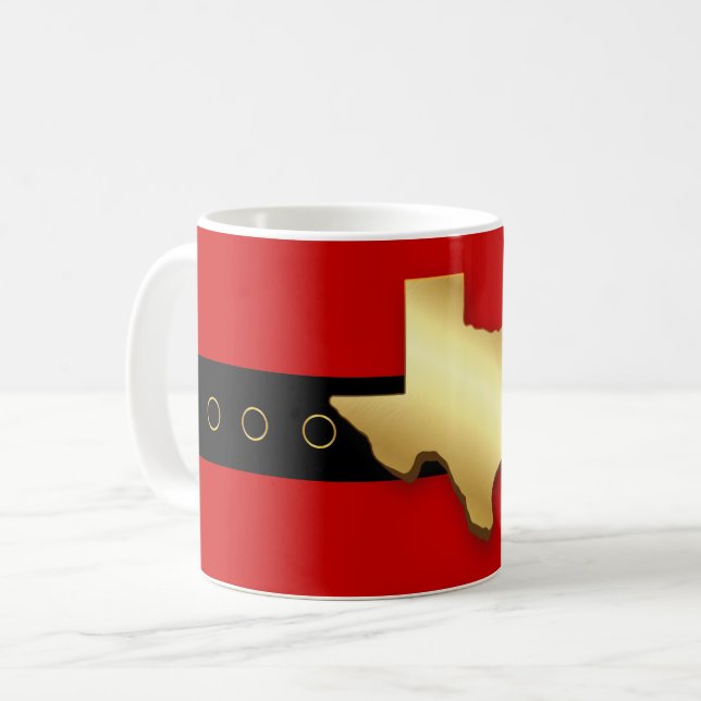 Mug Père Noël Texas Belt Buckle Noël (Devant gauche)
