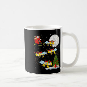 Mug Père Noël Traîneau Abeilles Volant Drôle Magique N