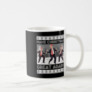 Mug Père Noël Trump Danse Rendre Noël super moche