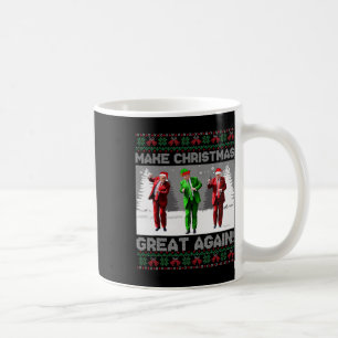 Mug Père Noël Trump Danse Rendre Noël super moche