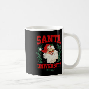 Mug Père Noël University Funny Retro Noël