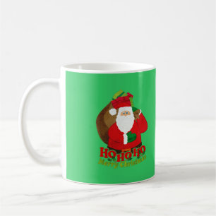 Mug Père Noël vert "Si vous ne croyez pas..." amusant