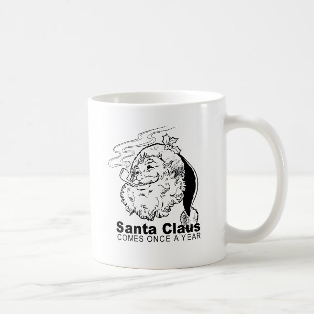 Mug Père Noël vient une fois par an (Droite)