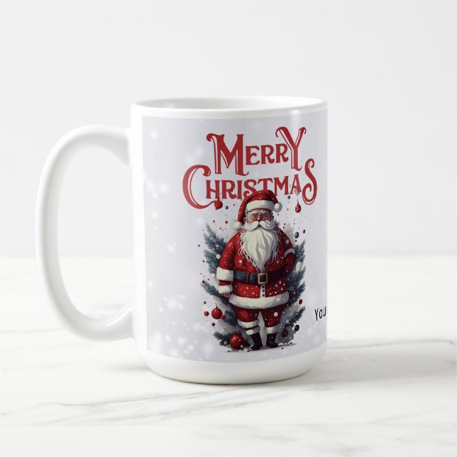 Mug Père Noël vintage (Gauche)