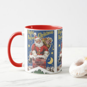 Mug Père Noël vintage, Cette Nuit Avant Noël