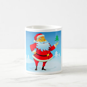 Mug Père Noël Whimsical avec Mini Arbre de Noël