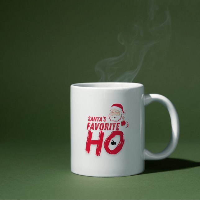 Mug Père Noël's Favorite Ho - Jouer Conception de vaca (Créateur téléchargé)