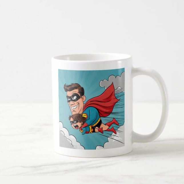 Mug Père superhero (Droite)