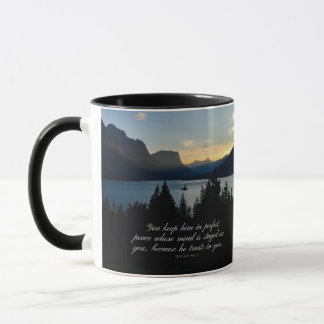 Mug Perfect Peace Isaiah 26:3 Poster