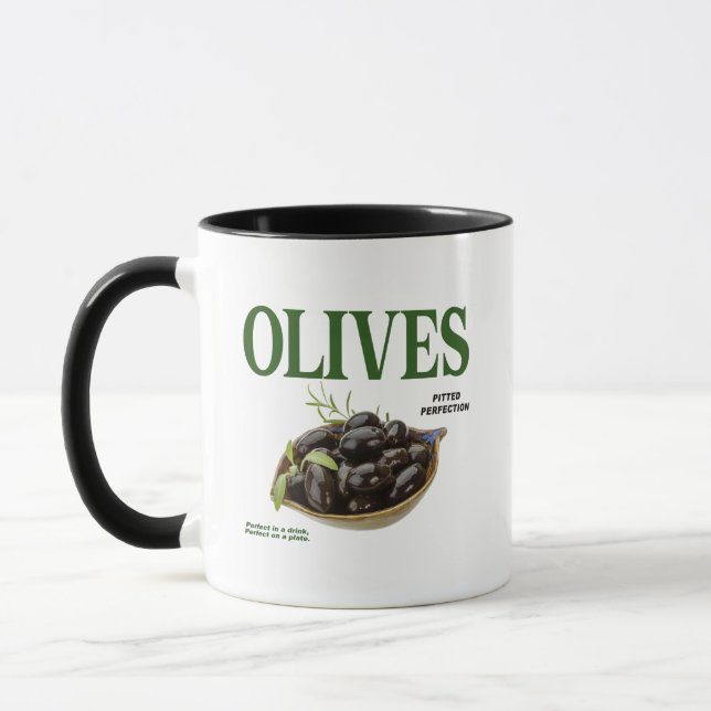 Mug Perfection des olives dressées (Gauche)