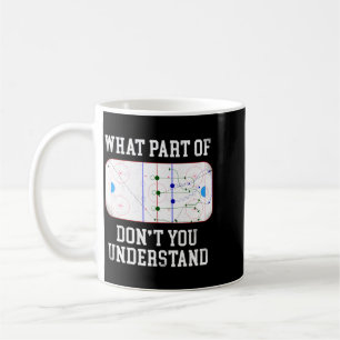 Mug Performance de patinoire vintage de hockey sur gla